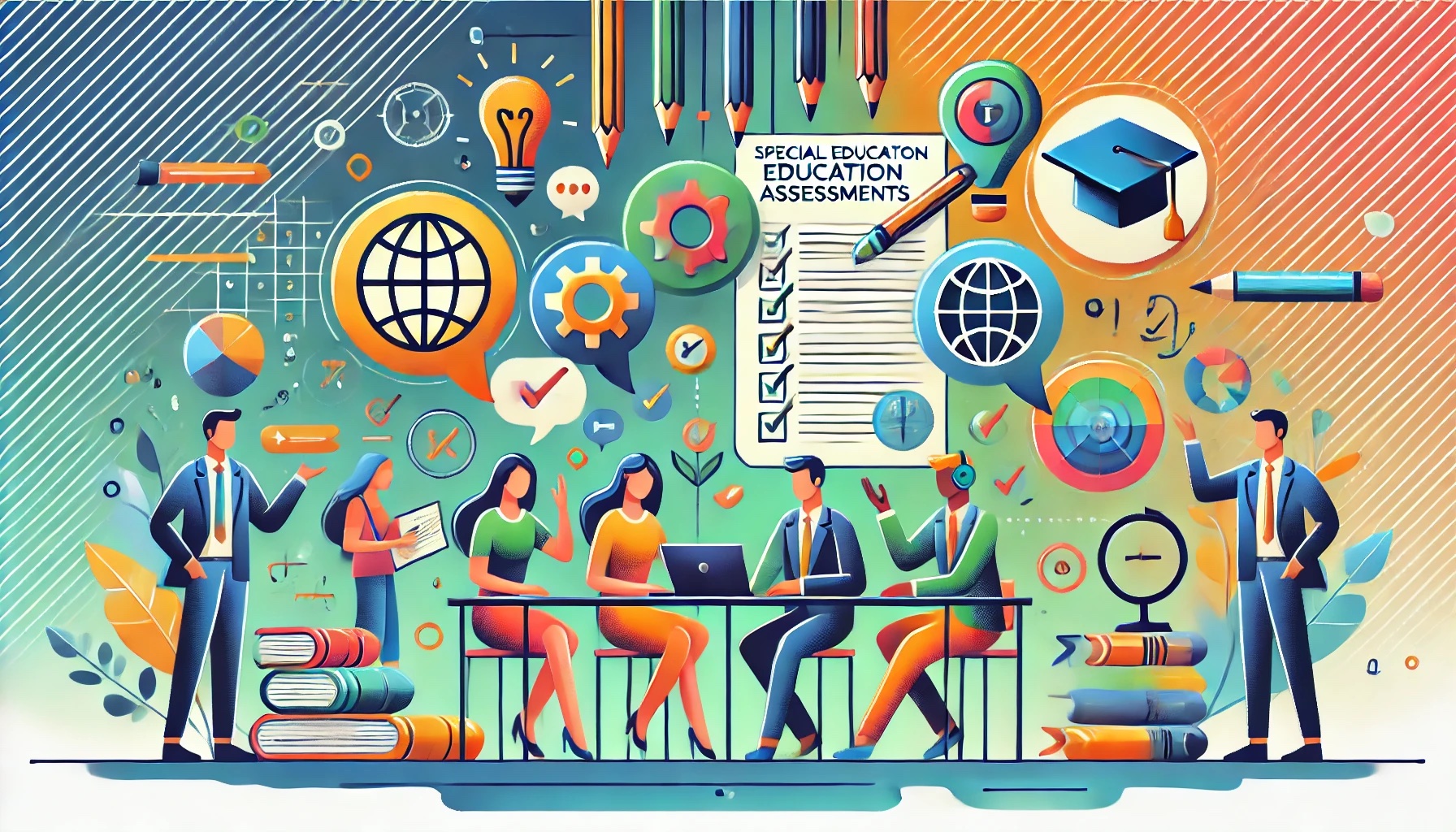 special education assessments with educators and parents